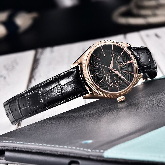 large Годинник чоловічий Pagani Design PD-1689 Gold-Black 1